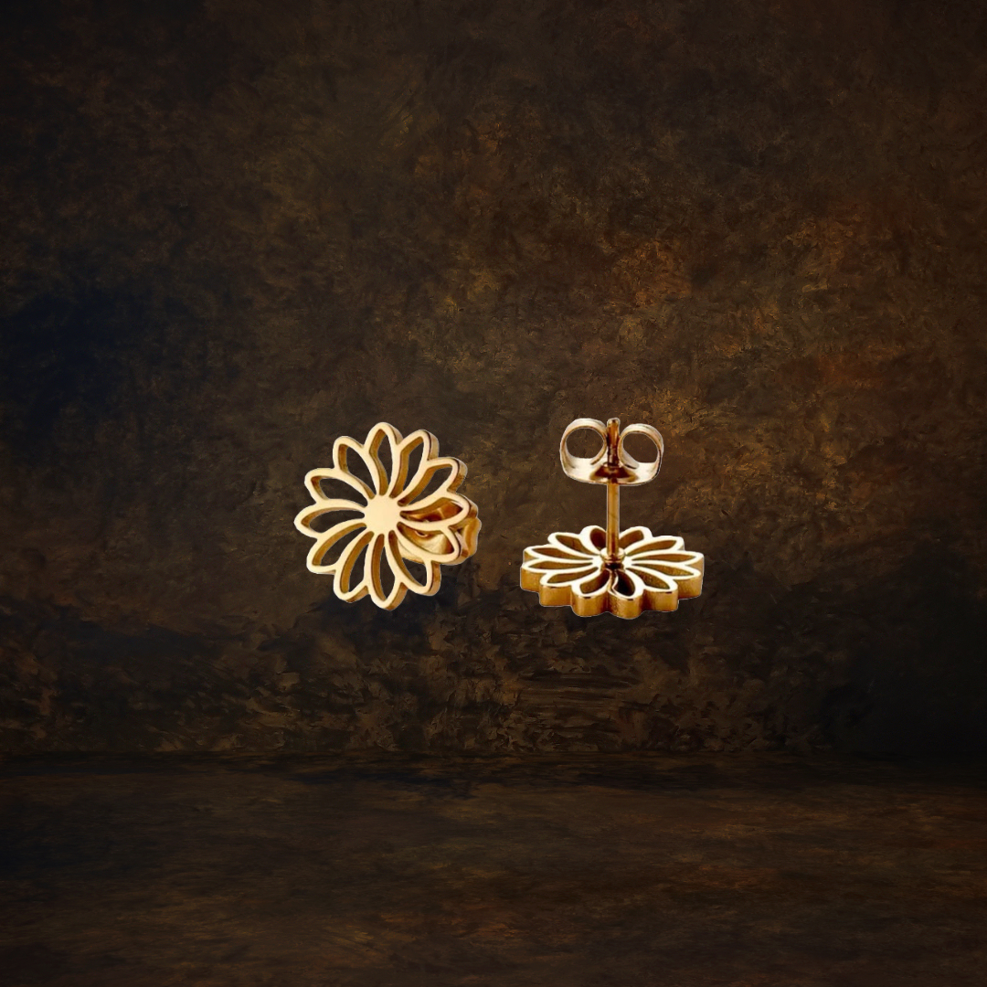 Bloom Earrings gold