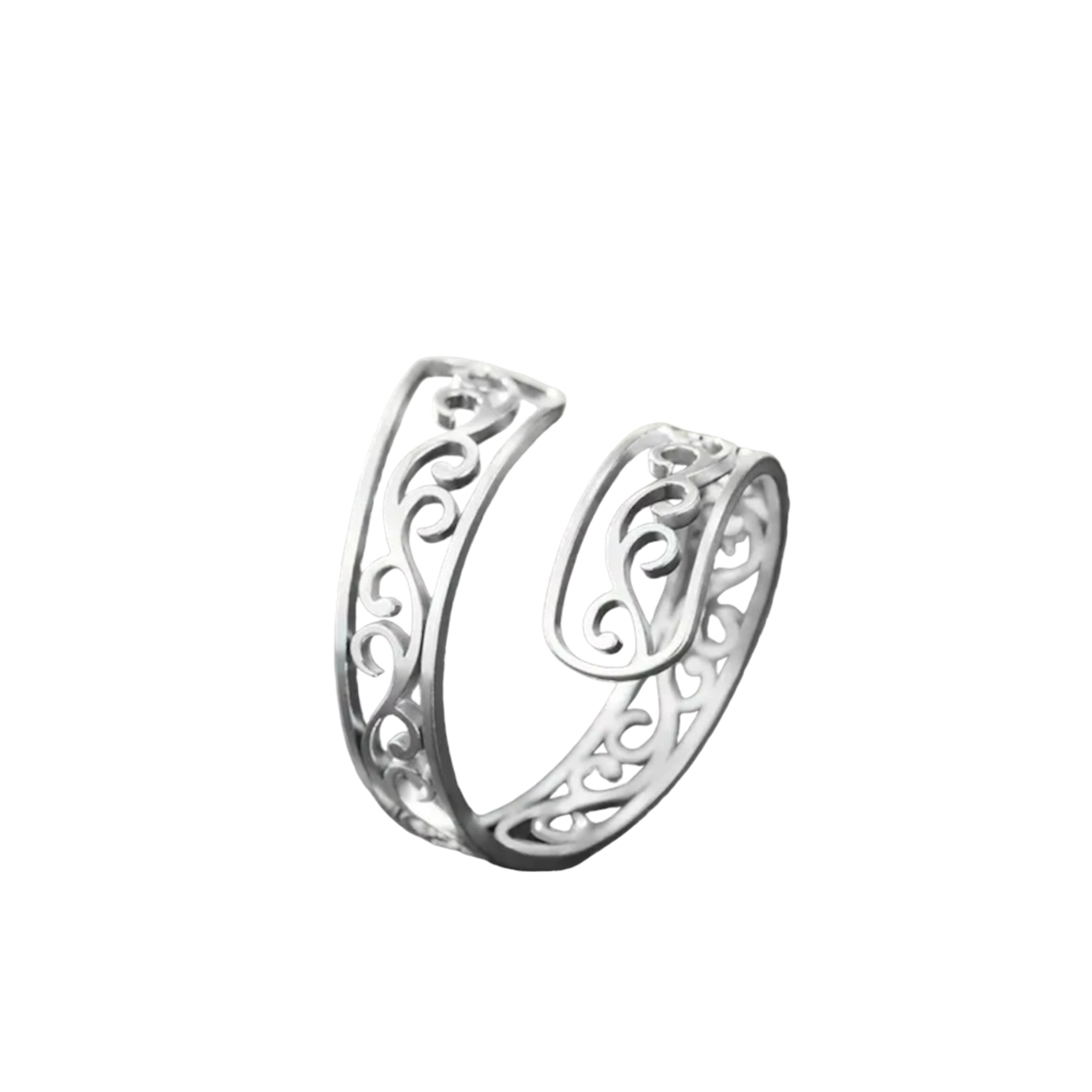 Unconventional Ring silver