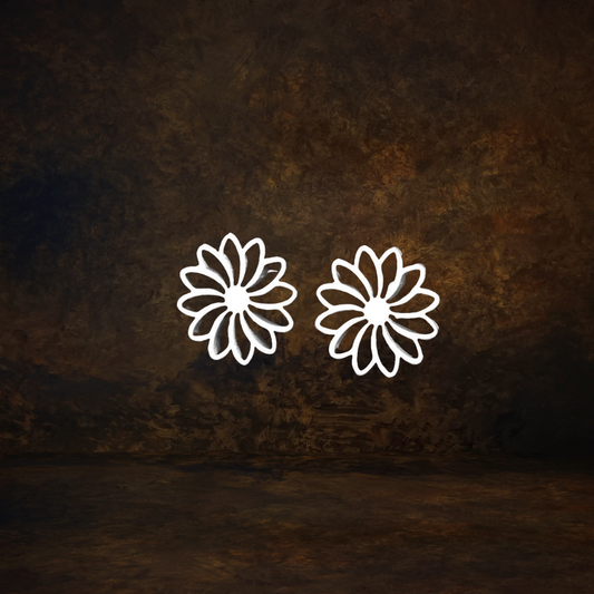 Bloom Earrings silver