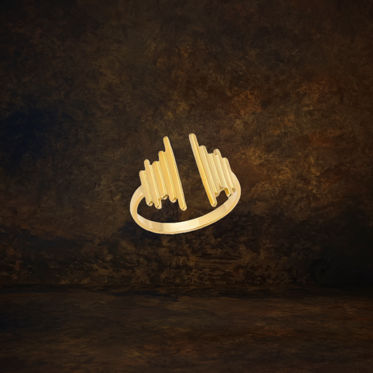 Eccentric Ring gold