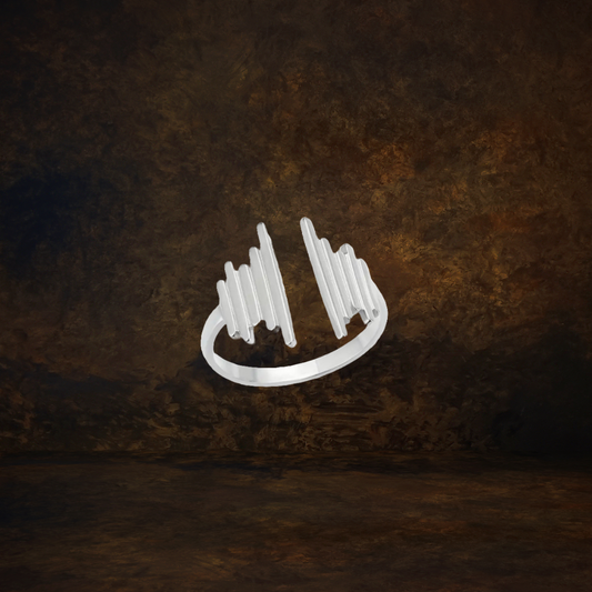 Eccentric Ring silver