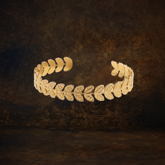 Leaf me Bracelet gold