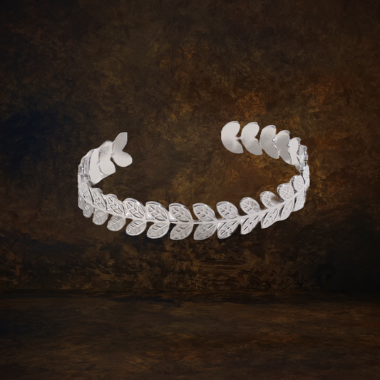 Leaf me Bracelet silver