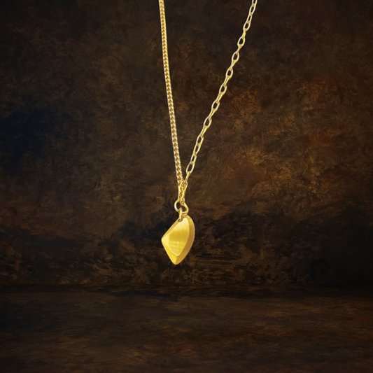 Meteorite Necklace gold