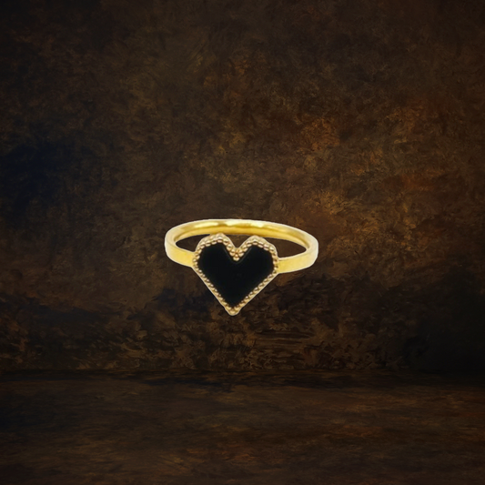 Seek Love Ring black