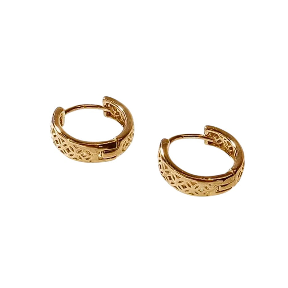 Art Deco Earrings gold