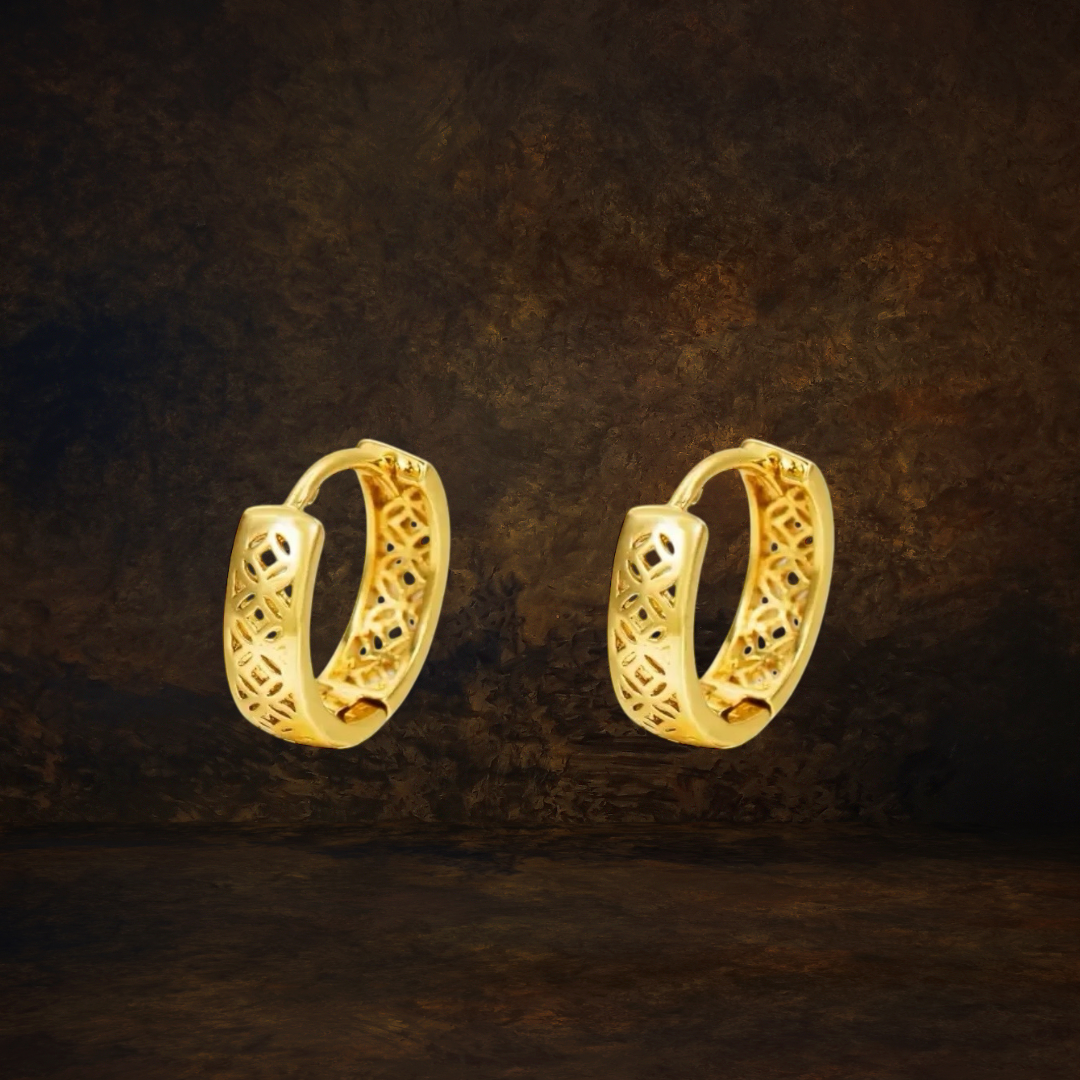 Art Deco Earrings gold