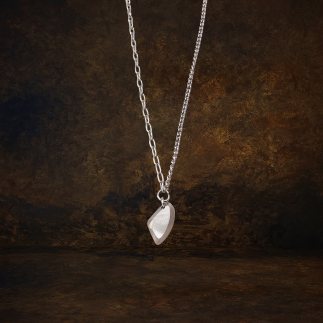 Meteorite Necklace silver