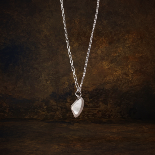 Meteorite Necklace silver
