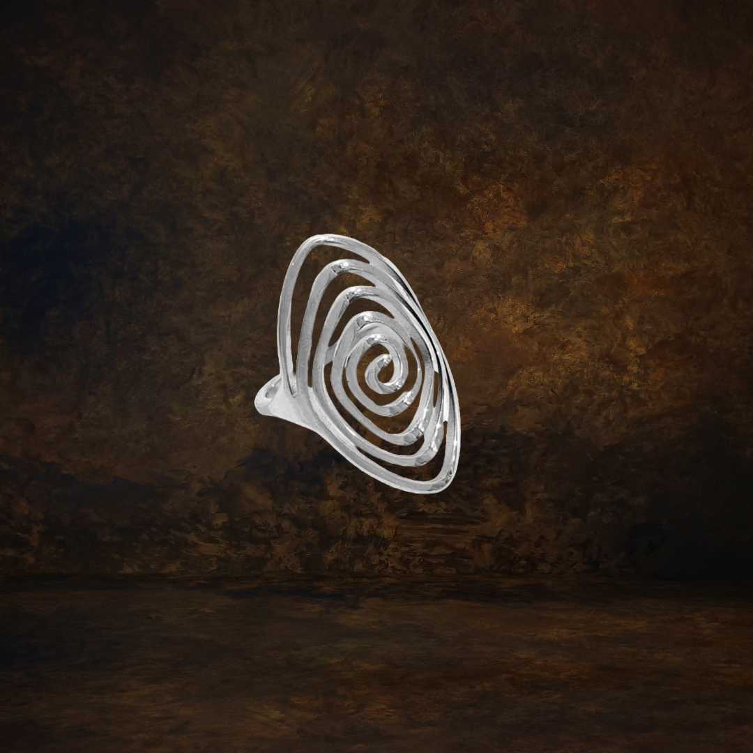 Whirlwind Ring Silver